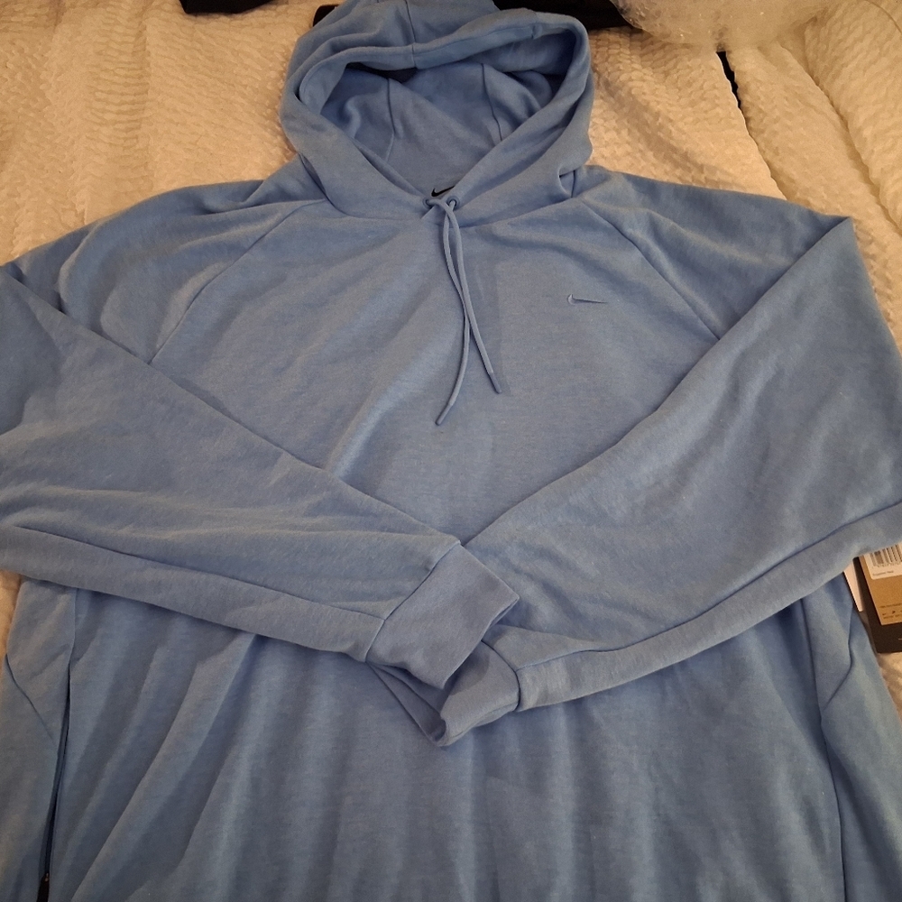 Nike Light Blue Men's Pullover Hoodie